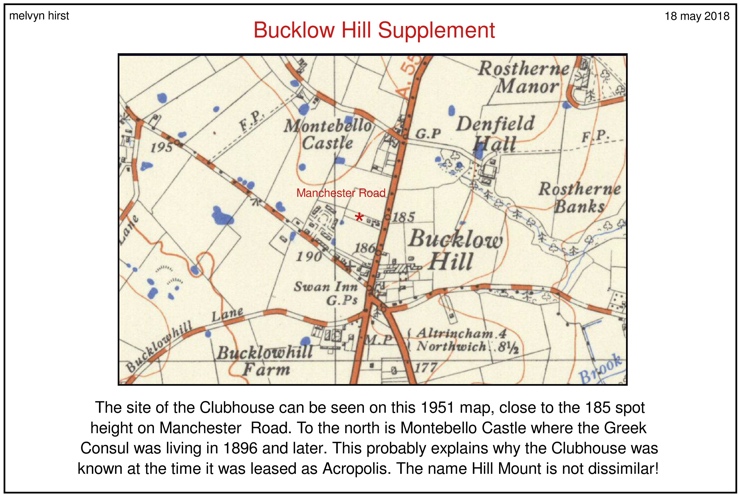 Bucklow Hill Supplement
