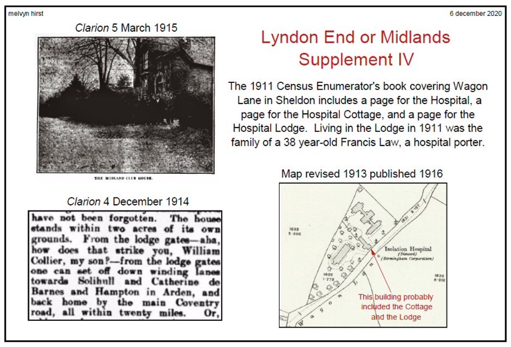 Lyndon End or Midlands Supplement 4