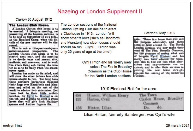 Nazeing or London Supplement 2